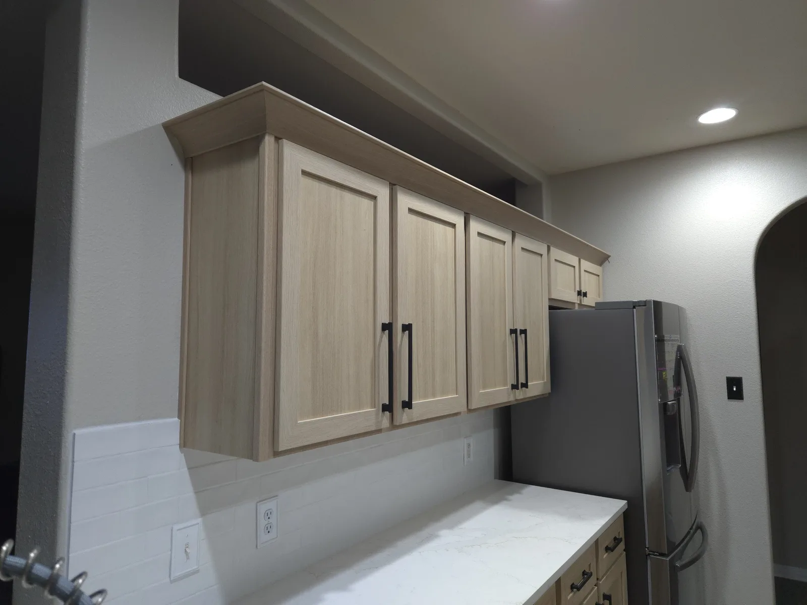 Light oak kitchen cabinets - A2Z Solutions project